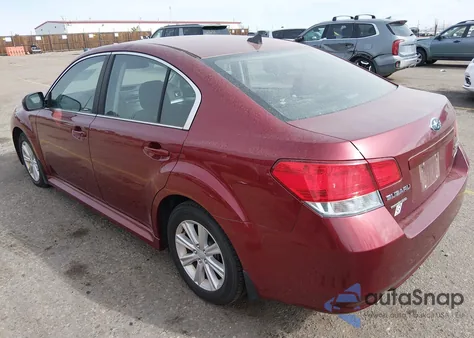 2011 Subaru Legacy 2.5I Premium from USA, damaged, VIN 4S3BMBF64B3214723